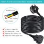 1 Way Gang Extension Lead 3M, Single Socket Mains Power Extension Lead 13A UK 3Pin Fused Plug male to female Travel Use Extension Cord Power Strip, Tough and Fireproof, Blac Image 4