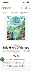 Lonely Planet Epic Hikes of Europe