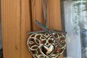 Newbridge Silverware Christmas tree decoration heart
