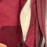Kipling Arto Burgundy- Maroon Shoulder - Crossbody Bag with metallic monkey / keyring Image 8