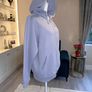 Ladies Grey Zip through Hoodie Size UK Large 14 / EU 42 Image 7