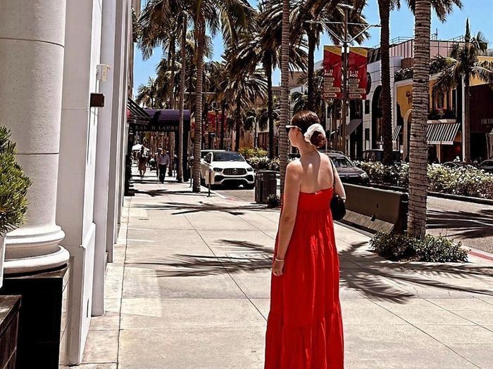 Stitch & Feather Maxi Dress