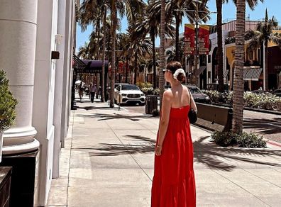 Stitch & Feather Maxi Dress