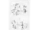 New Round Cable Mount Clips Wall 6mm 7mm 8mm 9mm White Nail Plugs # 1562