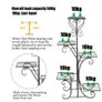 BRAND NEW 5 Tiered Tall Plant Stand Indoor Iron Planter Shelf Rack Image 4
