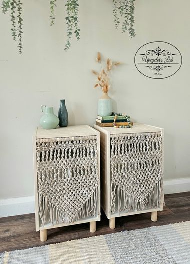 Boho Bedside tables