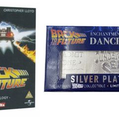 Back to the Future Trilogy 3 Disc DVD Boxset with Limited Edition Silver Plated "Enchantment Under The Sea" Dance Ticket (Brand New)