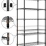 1250 lbs Storage Shelving Utility Shelving Unit 5-Tier Utility Shelving Unit Steel Organizer Wire Rack for Home,Kitchen,Office 35 x 60 x 158.7 cm Image 3