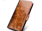 Samsung Note 7 Vintage Oil Wax Leather Folio Case