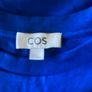 Cos blue cotton dress size S (10-12) with pockets Image 4