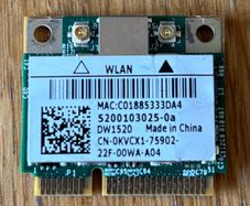 HP Genuine Wireless WiFi Card Bcm943224hms