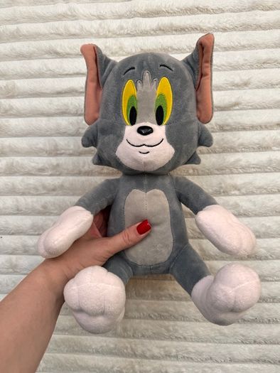 Tom and Jerry Cat approx. 28 cm. Tall Plush Bandai Namco Used Please see photos