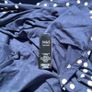v-neck navy polka dot dress size 12 Image 8