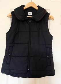 Black Lacoste Padded Gilet - Size 38
