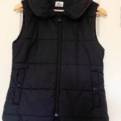 Black Lacoste Padded Gilet - Size 38