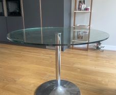 Round Glass Table