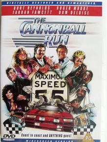The Cannonball Run [1981] Burt Reynolds, Roger Moore, Farrah Fawcett, Dom DeLuise, Jackie Chan, Sammy Davis Jr & Dean Martin [1xDVD Movie]