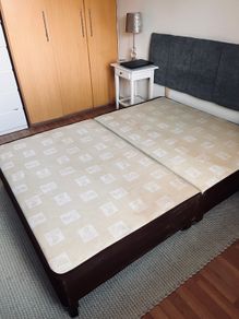 Double Divan Bed -mattress is not included