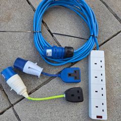 Camping leads and adaptors