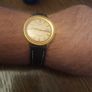 Timex Vintage Automatic Mens Gold Tone Date Wristwatch Image 5