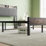 Double Bed Frames with Wooden Storage Headboard Image 4