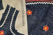 New childs material pattern dress