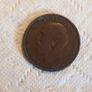 1925 English half penny Image 2