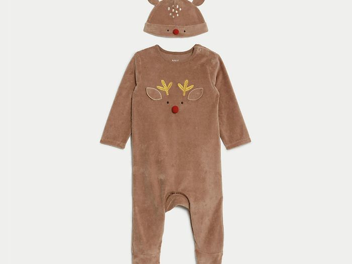 M&S Rudolph Sleepsuit