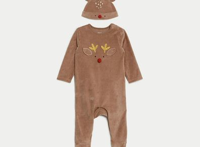 M&S Rudolph Sleepsuit