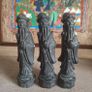 Vintage Chinese Figural Chess Pieces Image 9