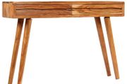 Console Table Solid Acacia Wood with Carved Drawers 118x30x80cm