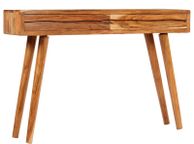 main image for ad Console Table Solid Acacia Wood with Carved Drawers 118x30x80cm