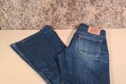 womens Levis 544 04 low waist flared bootcut blue denim jeans SIZE W 30 L 30 zip fly bell bottom A1