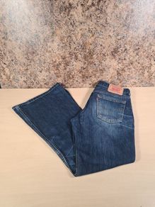 womens Levis 544 04 low waist flared bootcut blue denim jeans SIZE W 30 L 30 zip fly bell bottom A1