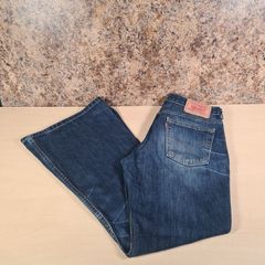 womens Levis 544 04 low waist flared bootcut blue denim jeans SIZE W 30 L 30 zip fly bell bottom A1