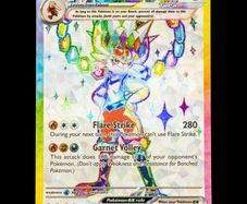 Cinderace EX 157/142 Full Art Ultra Rare Holo S&V Stellar Crown Pokemon Card