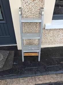 Four piece folding ladder