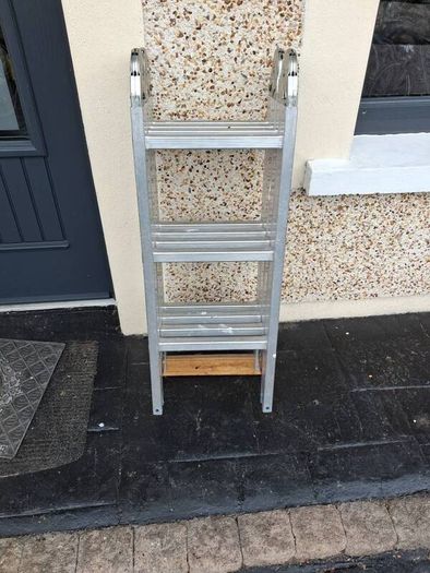 Four piece folding ladder