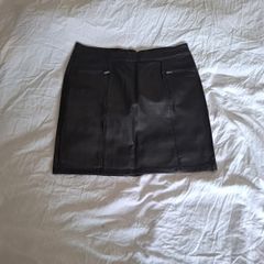 Leather Mini Skirt