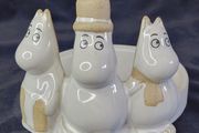 Official Moomin Ceramic Figurine Candle Holder  Trinket Dish  Moominpappa &amp; Family