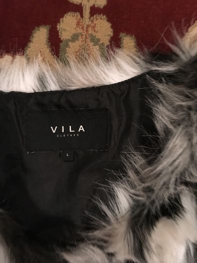 Vila Faux Fur Vest size-L, would fit size 12-14
