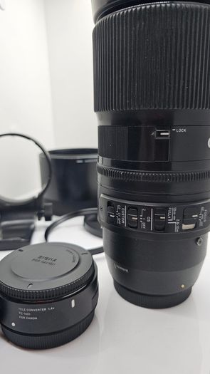 Sigma 150-600mm Contemporary for Canon + 1.4x Teleconverter + USB Dock