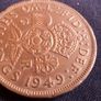 1949 English Two Shilling Coin - George VI. Image 2