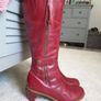 Dr Martens Rare Find Vintage Leather Boots Size Uk 7 (eu 41) Image 3