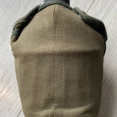 Vintage army issue water bottle in canvas