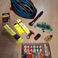 bike helmet and other stuff