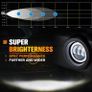 4-Inch LED Fog Lights Featuring White Angel Eyes Halo Rings, Image 5