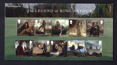 2021 Great Britain The Legend of King Arthur Commemorative Stamps Presentation Pack