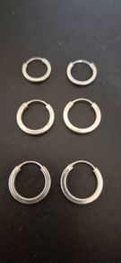 Sterling Silver Hoops