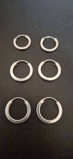 Sterling Silver Hoops